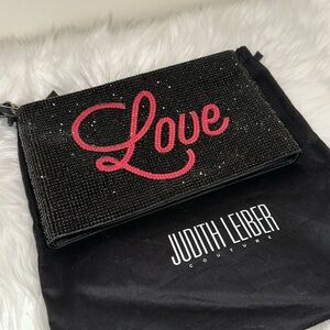 Judith Leiber Strass Crystal wristlet nwt